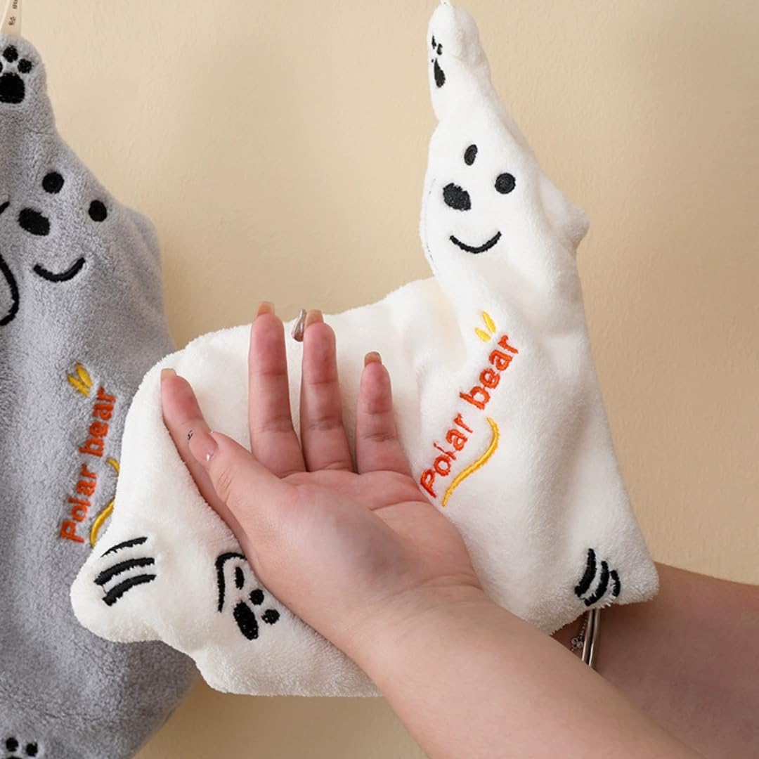 Polar Bear Hand Towels 4 pcs
