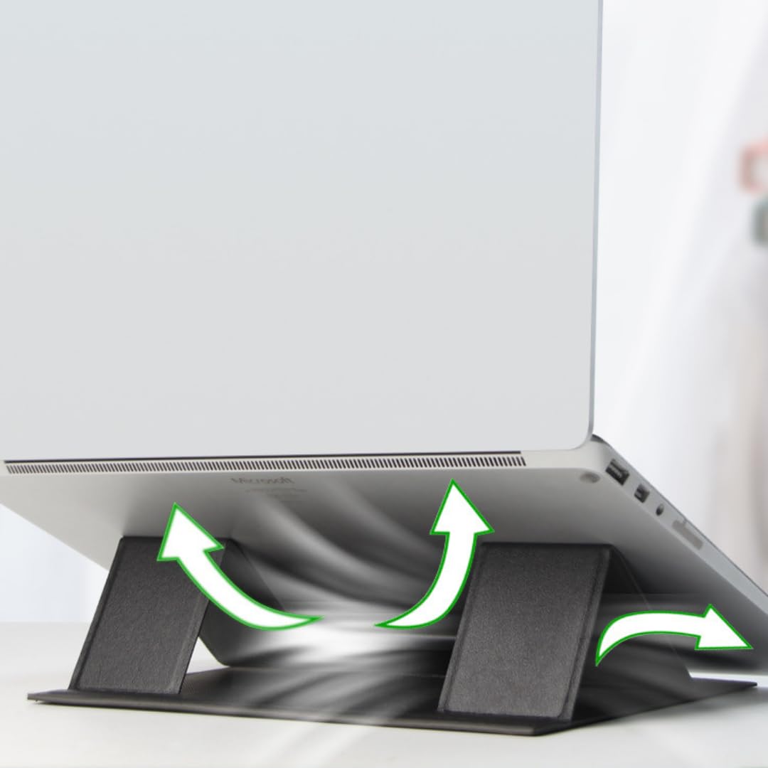 Portable Foldable Laptop Stand Pseudo-leather