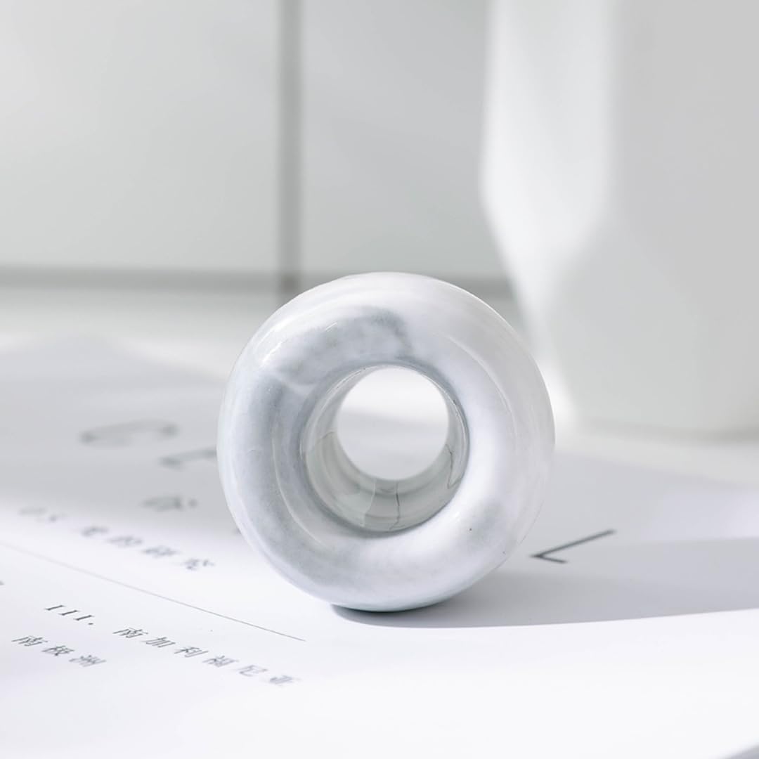 Marble Style Toothbrush Holders - 2 pcs