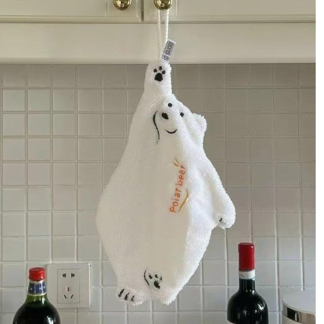 Polar Bear Hand Towels 4 pcs