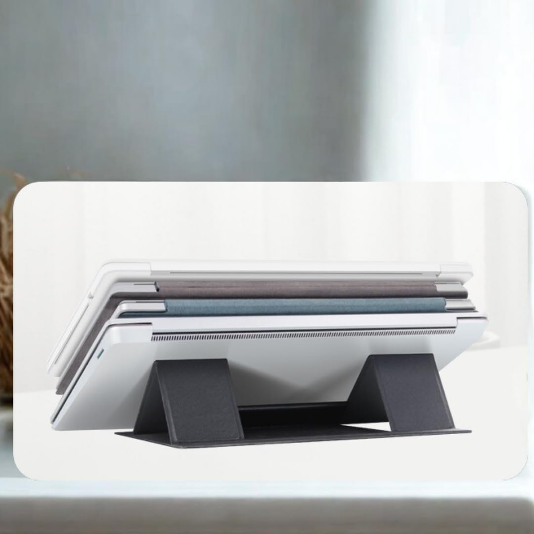 Portable Foldable Laptop Stand Pseudo-leather