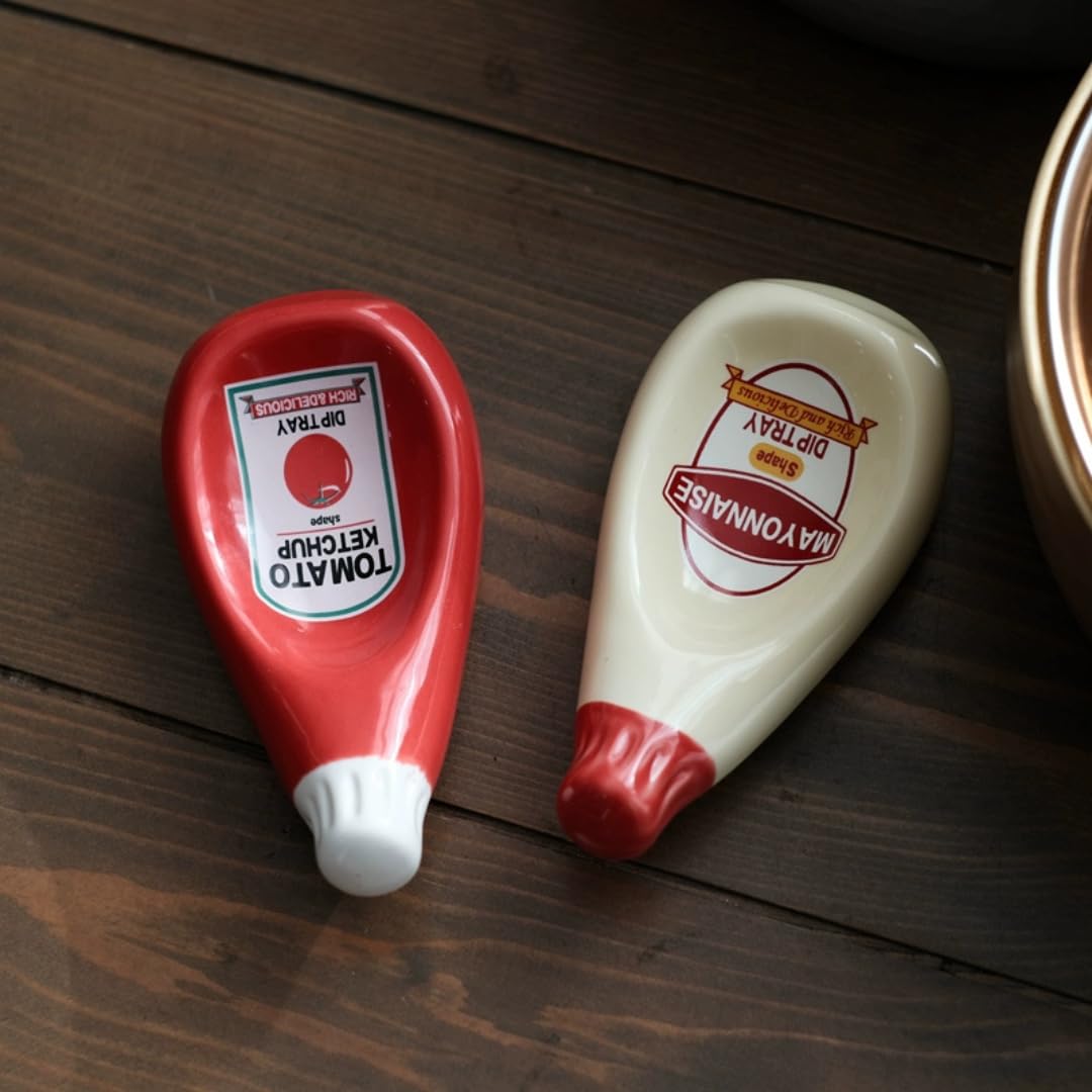 Sauce Bottle Shaped Dipping Plate