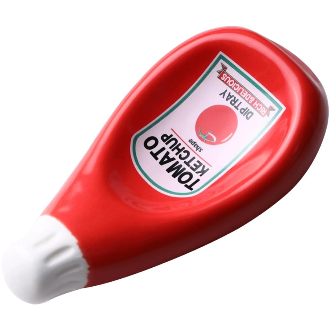Sauce Bottle Shaped Dipping Plate