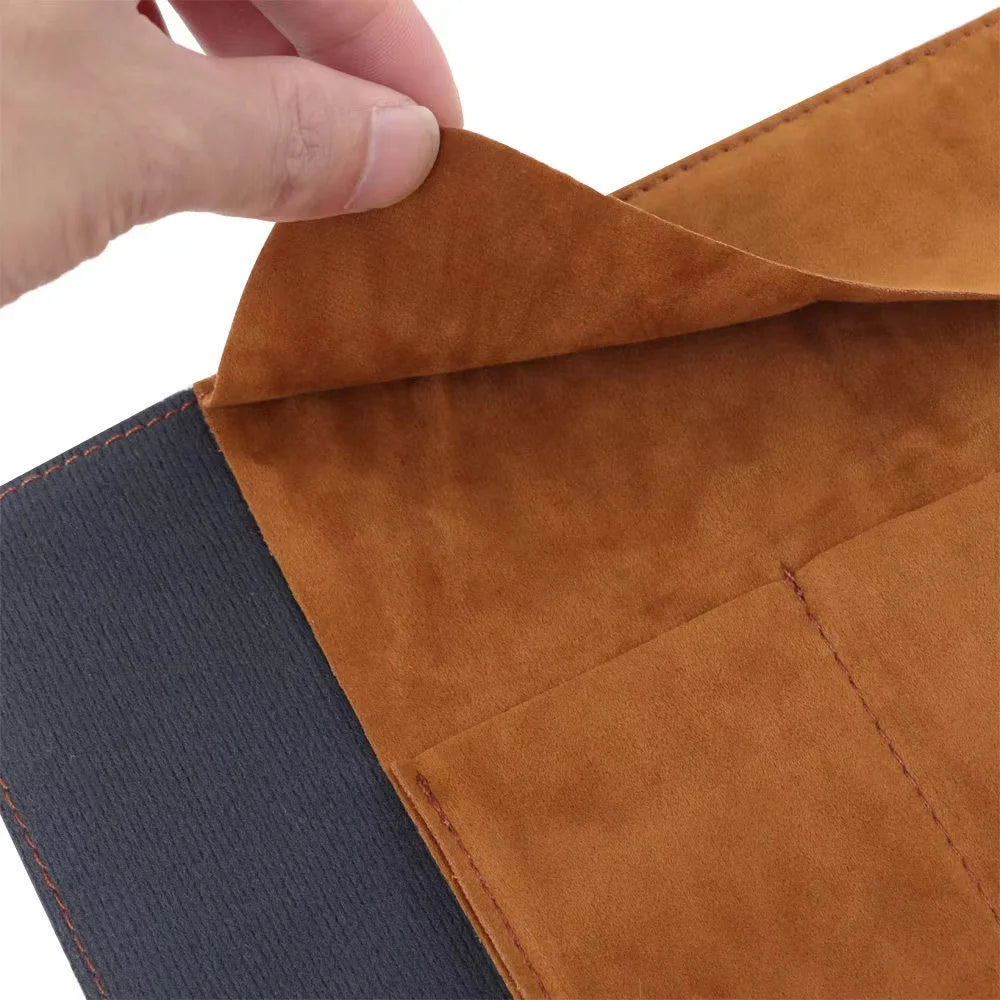 Vintage Treasure Map Leather Roll-Up Organizer