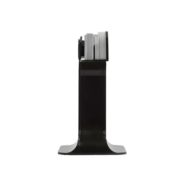 Perpetual Flip Desk Calendar — Minimal Nordic Wood + Metal Desktop Calendar (Reusable)