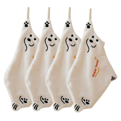 Polar Bear Hand Towels 4 pcs