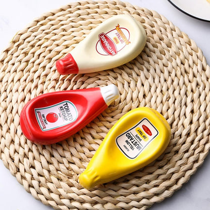 Sauce Bottle Shaped Dipping Plate