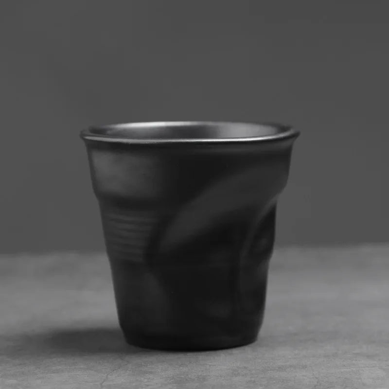 “Hand-Molded Ceramic Coffee Cup”