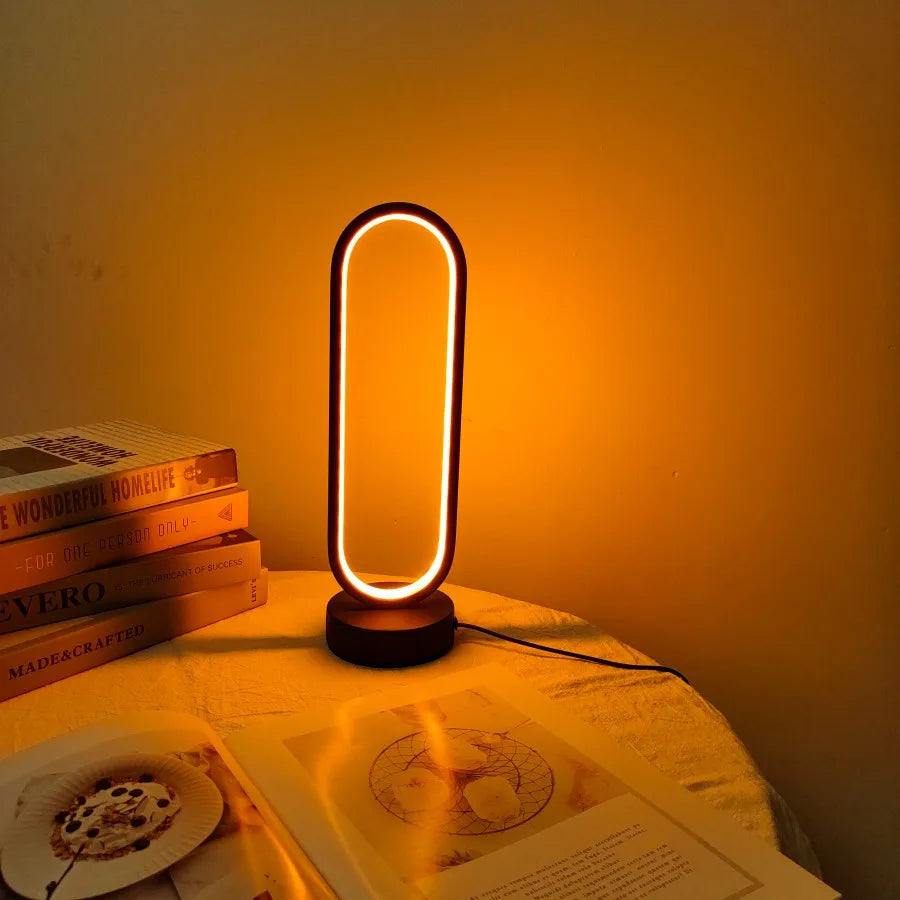 HaloRing — Minimal LED Bedside Lamp