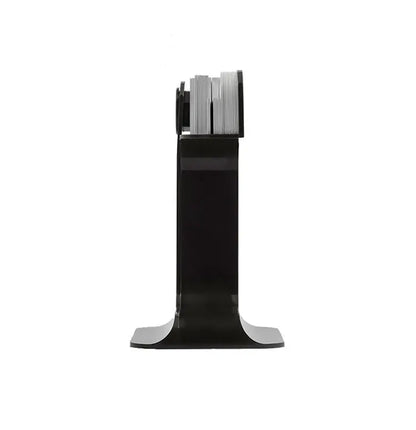 Perpetual Flip Desk Calendar — Minimal Nordic Wood + Metal Desktop Calendar (Reusable)