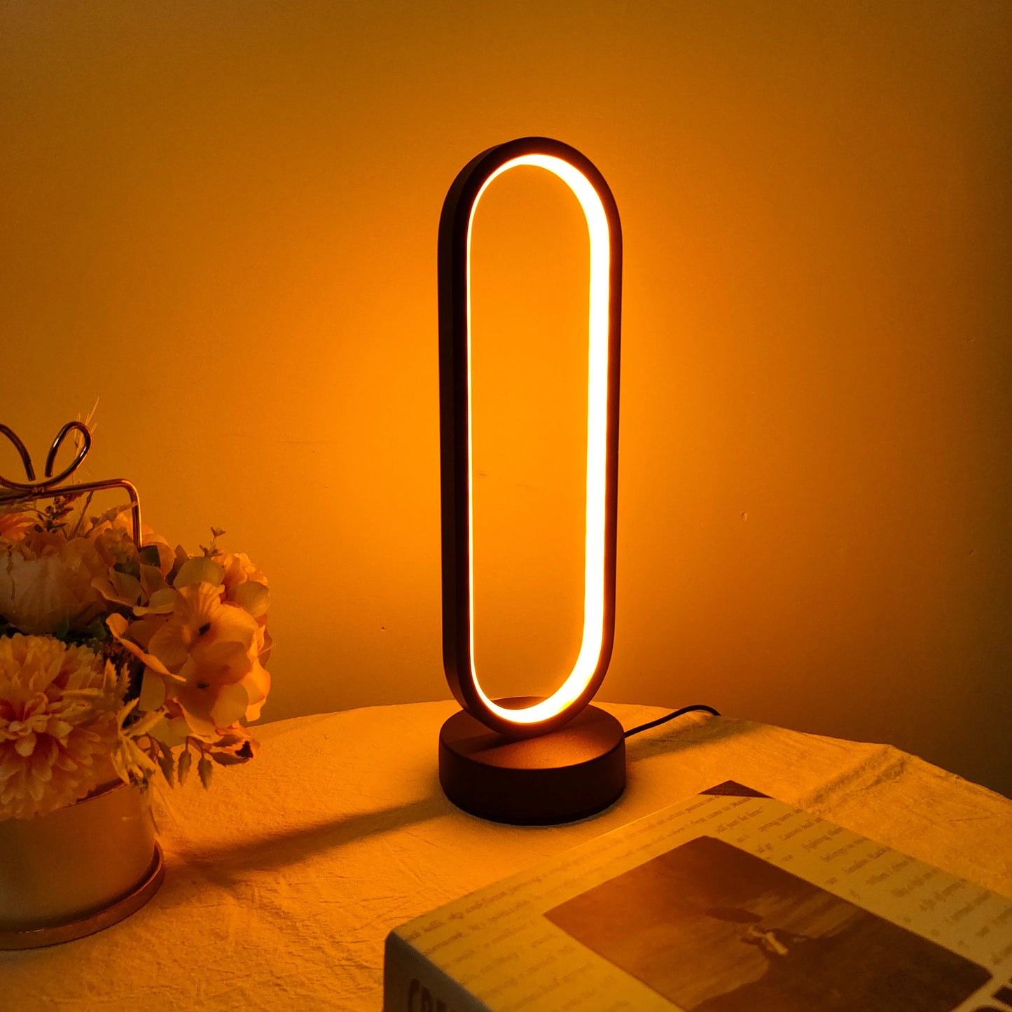 HaloRing — Minimal LED Bedside Lamp