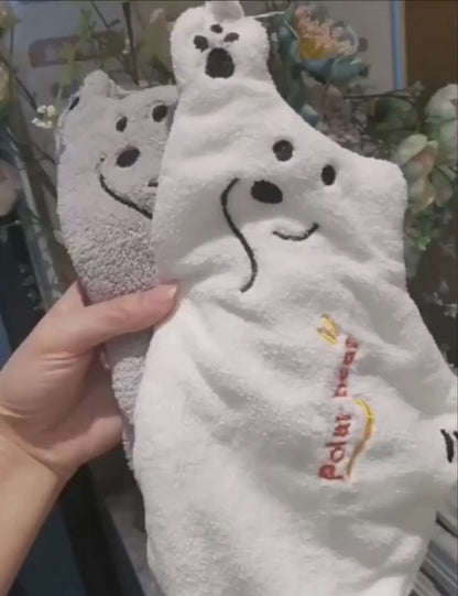 Polar Bear Hand Towels 4 pcs