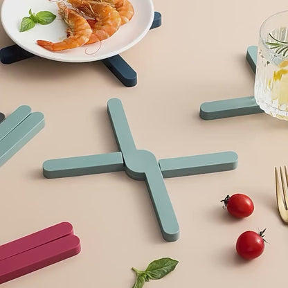 X-Shaped Foldable Trivet - 3 pcs